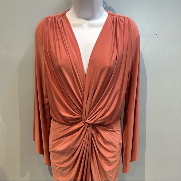 Misa Los Angeles Dusty Rose Pink High Low Dress Size Small New with Tag - Picture 3 of 13